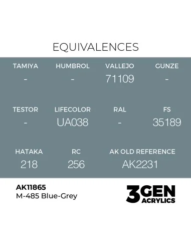M-485 Blue-Grey - AK Interactive AK11865