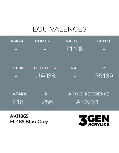 M-485 Blue-Grey - AK Interactive AK11865