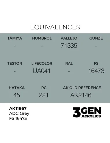 [NO_DESC] ADC Grey FS 16473 - AK Interactive AK11867