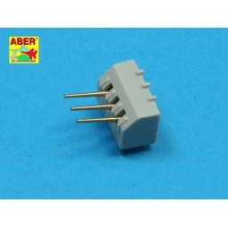 Set of 16 pcs 102 mm type BL Mk.IX barrels for Royal Navy, 1/350 - ...