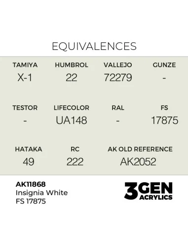 Insignia White FS 17875 - AK Interactive AK11868