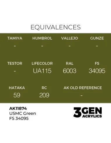 USMC Green FS 34095 - AK Interactive AK11874