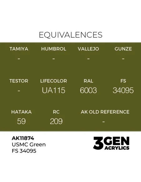 USMC Green FS 34095 - AK Interactive AK11874