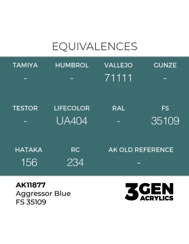 Aggressor Blue FS 35109 - AK Interactive AK11877
