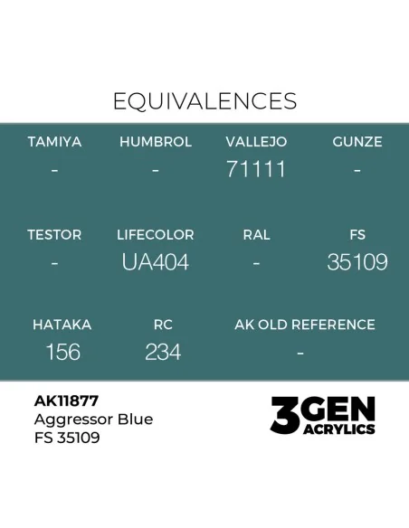 [NO_DESC] Aggressor Blue FS 35109 - AK Interactive AK11877