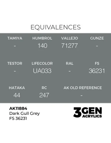 Dark Gull Grey FS 36231 - AK Interactive AK11884