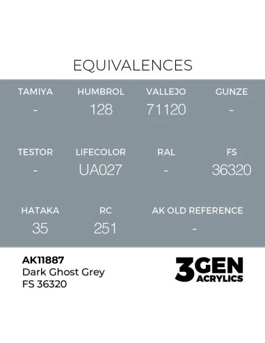 Dark Ghost Grey FS 36320 - AK Interactive AK11887