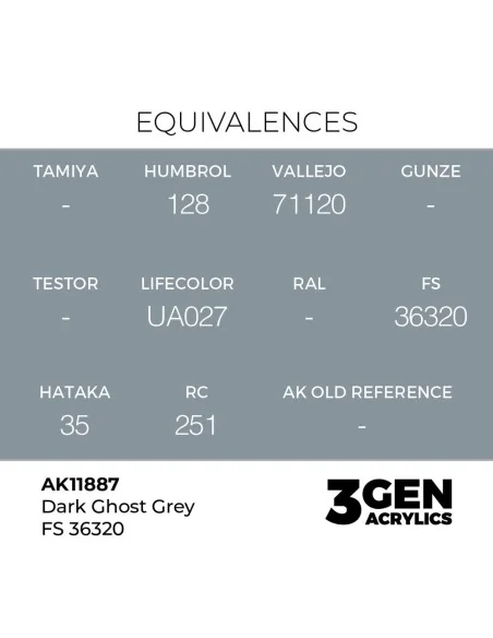 Dark Ghost Grey FS 36320 - AK Interactive AK11887