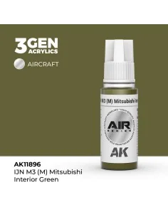 IJN M3 (M) Mitsubishi Interior Green - AK Interactive AK11896