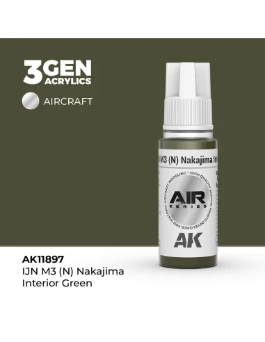 IJN M3 (N) Nakajima Interior Green - AK Interactive AK11897