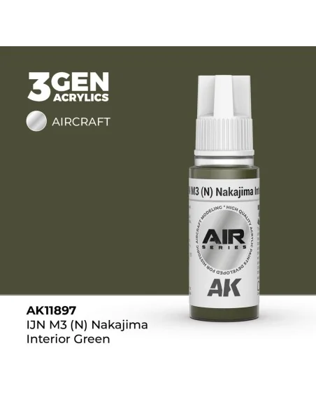 IJN M3 (N) Nakajima Interior Green - AK Interactive AK11897