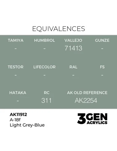 A-18f Light Grey-Blue - AK Interactive AK11912