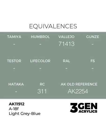 A-18f Light Grey-Blue - AK Interactive AK11912