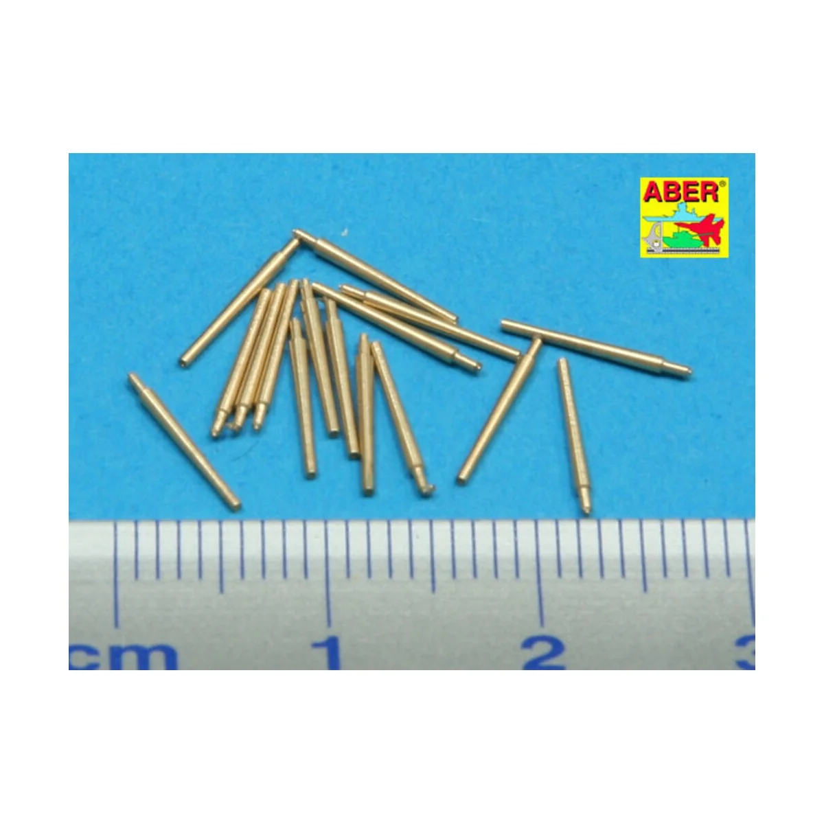 Set of 16 pcs 102mm QF Mk.V barrels for Roval - Aber Models RE-350 L34