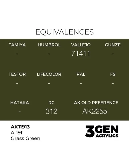 A-19f Grass Green - AK Interactive AK11913