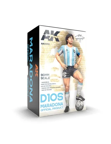 MARADONA RESIN FIGURE. 90 MM SCALE - AK Interactive AK0010