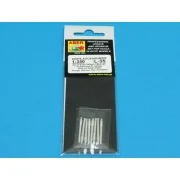 Set of 8 pcs 356 mm barrels for Kongo - Aber Models RE-350 L35