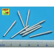 Set of 8 pcs 356 mm barrels for Kongo, 1/350 - Aber Models RE-350 L35