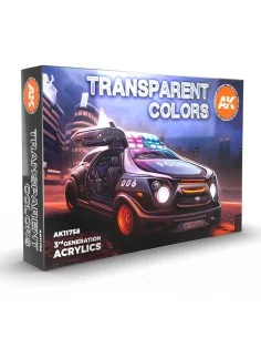 TRANSPARENT COLORS SET 3G - AK Interactive AK11758