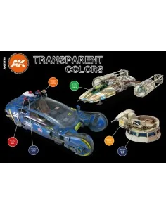 TRANSPARENT COLORS SET 3G - AK Interactive AK11758 2