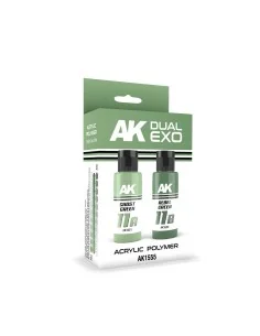 GHOST GREEN & REBEL GREEN DUAL EXO Set 11 - AK Interactive AK1555