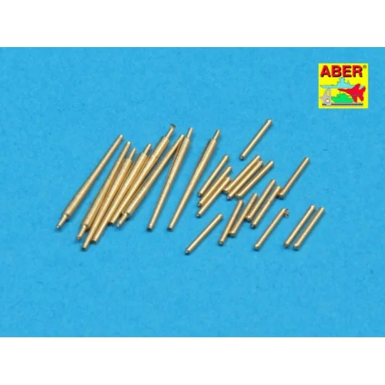 Set of 8 pcs 127 mm barrels with recoil for japan ships - Aber Mode...