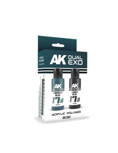 GRAPHITE BLUE & LUNAR BLUE DUAL EXO Set 17 - AK Interactive AK1561