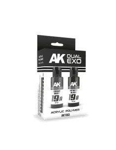 COSMIC DUST & INFINITY BLACK DUAL EXO Set 19 - AK Interactive AK1563