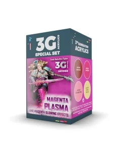 [NO_DESC] WARGAME COLOR SET. MAGENTA PLASMA AND GLOWING EFFE - AK I...