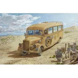 Opel Blitz 3.6-47 Omnibus model W39 Lude Ludewig built, late, 1/35 ...