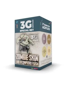 WARGAME COLOR SET. ZOMBIE SKIN. - AK Interactive AK1076