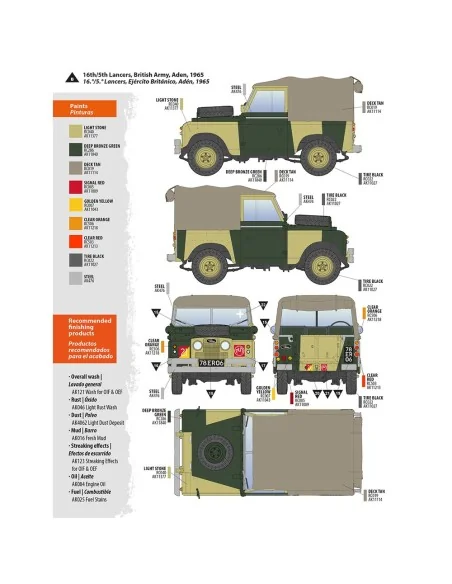 Land Rover 88 Series IIA Rover 8, 1/35 - AK Interactive AK35012