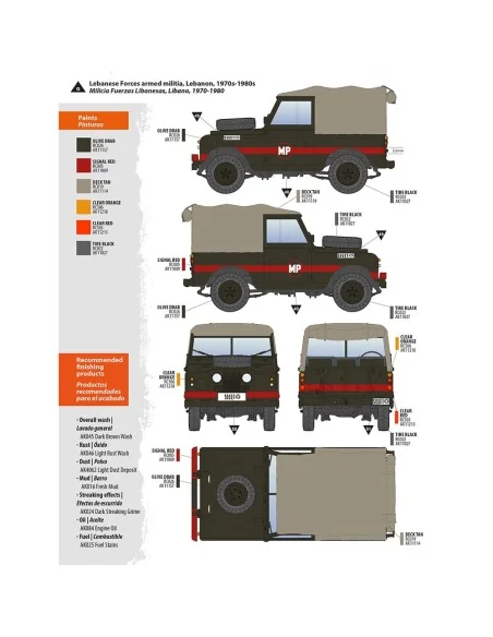Land Rover 88 Series IIA Rover 8, 1/35 - AK Interactive AK35012
