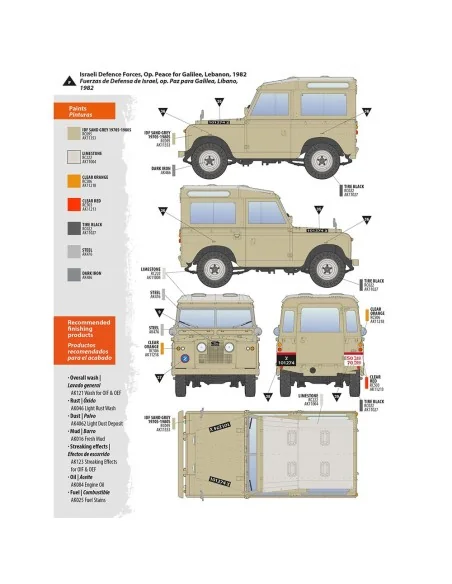 Land Rover 88 Series IIA -Station Wagon, 1/35 - AK Interactive AK35013