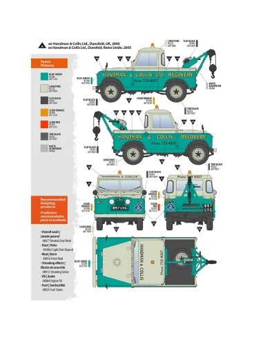 [NO_DESC] Land Rover 88 Series IIA -Crane / Tow Truck, 1/35 - AK In...