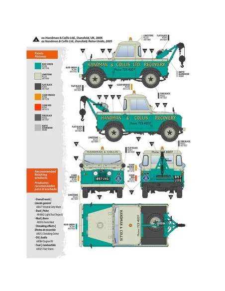 [NO_DESC] Land Rover 88 Series IIA -Crane / Tow Truck, 1/35 - AK In...