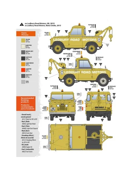[NO_DESC] Land Rover 88 Series IIA -Crane / Tow Truck, 1/35 - AK In...