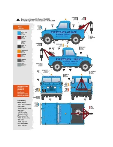 Land Rover 88 Series IIA -Crane / Tow Truck, 1/35 - AK Interactive ...