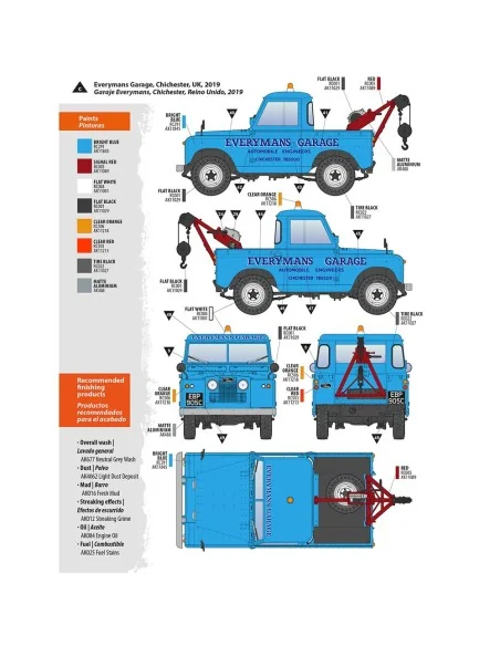 Land Rover 88 Series IIA -Crane / Tow Truck, 1/35 - AK Interactive ...