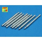 8 pcs 380mm short barrels for Richeulieu - Aber Models RE-350 L39