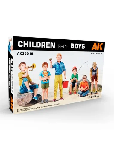 Children SET 1: Boys, 1/35 - AK Interactive AK35016