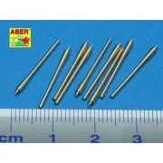9 pcs 152 mm barrels for Richeulieu - Aber Models RE-350 L40