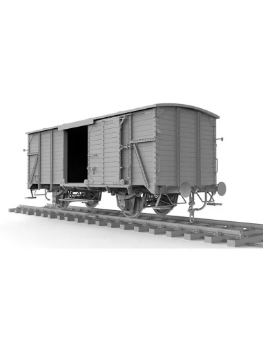 GERMAN RAILWAY COVERED G10 WAGON GEDECKTER GÜTERWAGEN G10, 1/35 - A...