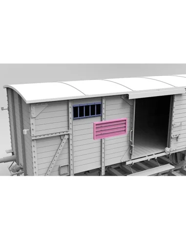 GERMAN RAILWAY COVERED G10 WAGON GEDECKTER GÜTERWAGEN G10, 1/35 - A...
