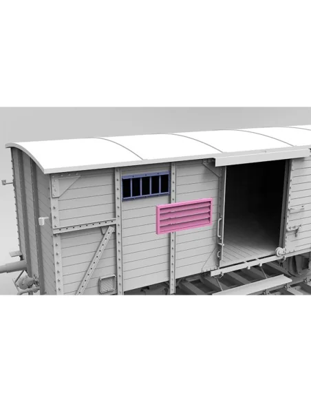 [NO_DESC] GERMAN RAILWAY COVERED G10 WAGON GEDECKTER GÜTERWAGEN G10...