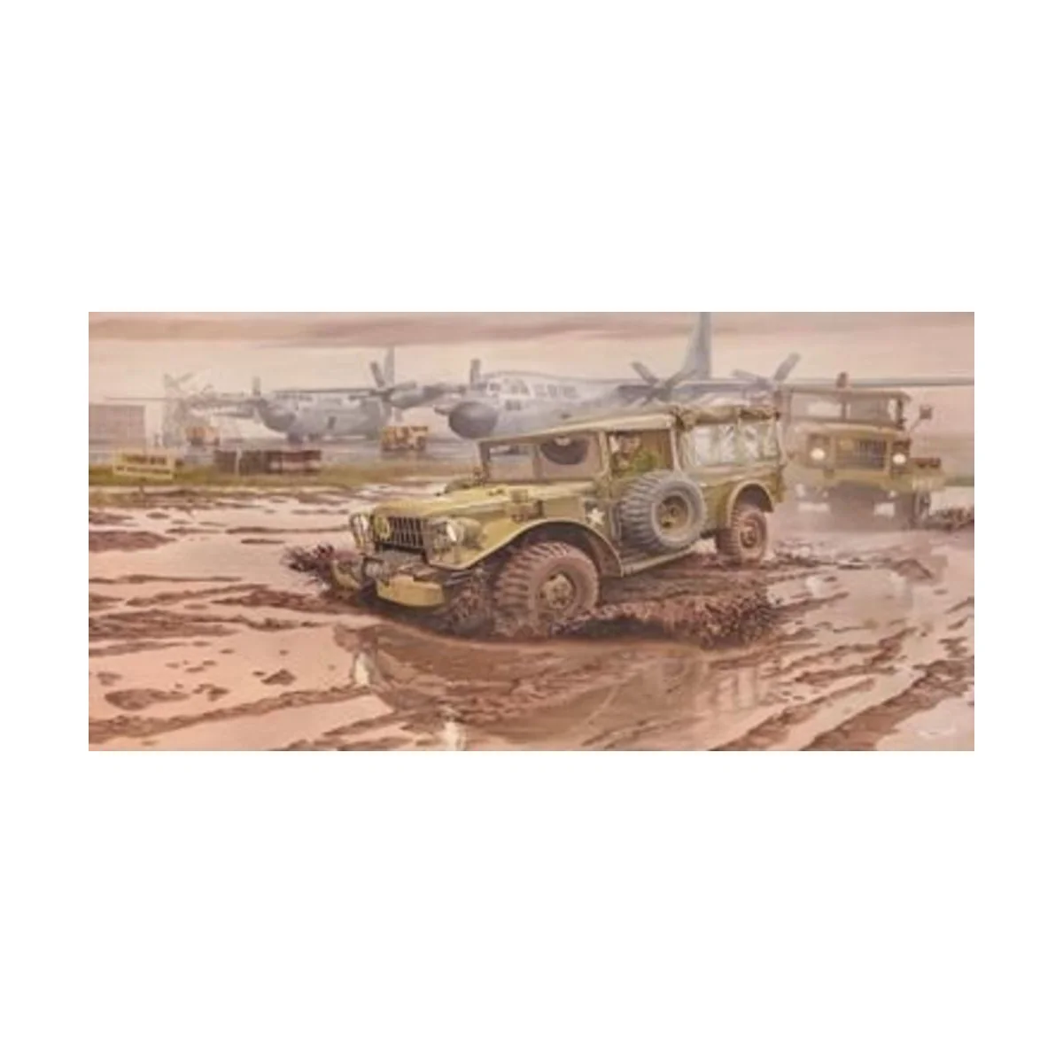 M42 US 3/4 ton 4x4 Command truck, 1/35 - Roden 809 M42 US 3/4 ton 4x4 Command truck, 1/35 - Roden 809