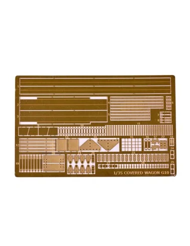 GERMAN RAILWAY COVERED G10 WAGON GEDECKTER GÜTERWAGEN G10, 1/35 - A...