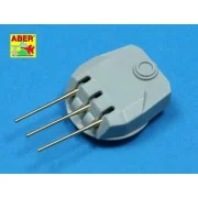 9 pcs 152 mm barrels for Richeulieu, 1/350 - Aber Models RE-350 L40 9 pcs 152 mm barrels for Richeulieu, 1/350 - Aber Models RE-350 L40