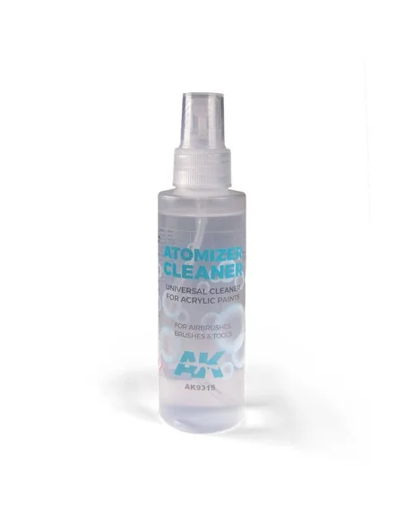 ATOMIZER CLEANER FOR ACRYLIC 125ML - AK Interactive AK9315