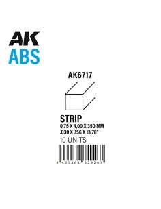 [NO_DESC] Strips 0.75 x 4.00 x 350mm - ABS STRIP - AK Interactive A...